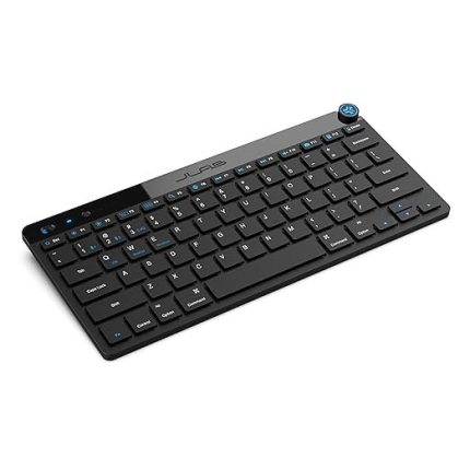 JLab Go Wireless Keyboard, Black, Connect Via Bluetooth or USB Wireless Dongle, Multi-Device Ultra-Compact for a Minimalist or Portable Set-Up (1 Pack)