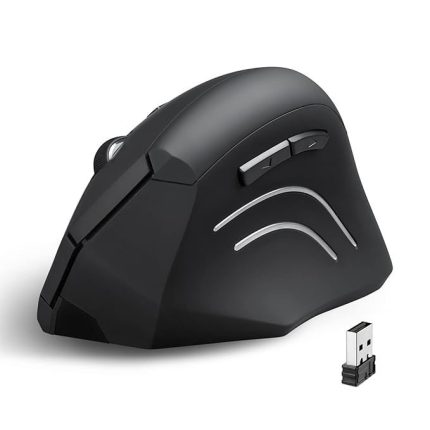 Perixx PERIMICE-608, Wireless Vertical Ergonomic Mouse - 800/1200/1600 dpi, Right Handed Design (10914)